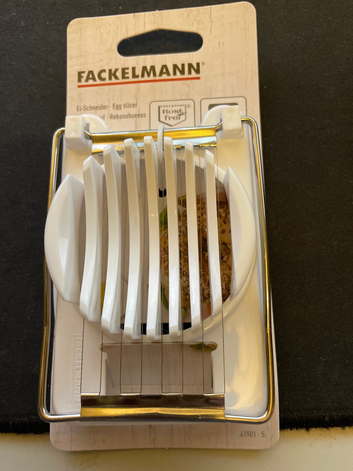 Fackelmann Eiersnijder - Nieuw in verpakking, Overige typen, Nieuw, Ophalen of Verzenden, Metaal