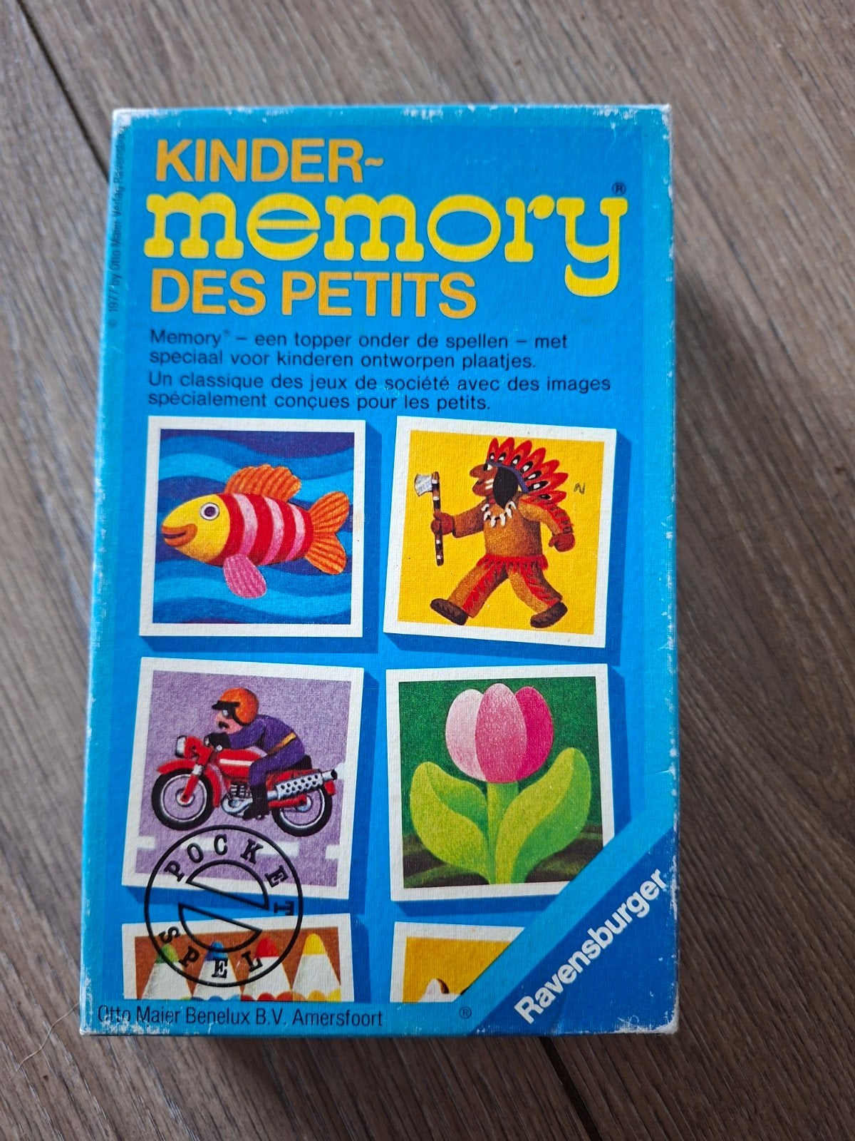 Kinder Memory Des Petits Ravensburger (1977), Gebruikt, Vijf spelers of meer, Ophalen of Verzenden, Ravensburger