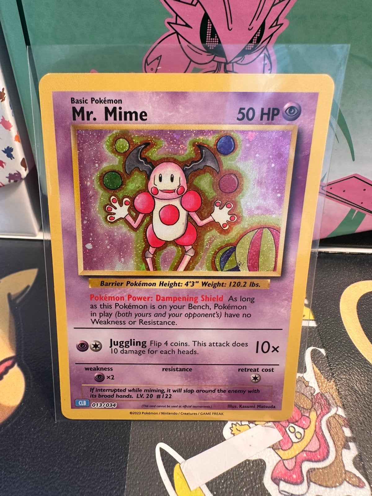 Mr. Mime (CLB 013), Ophalen of Verzenden, Nieuw, Losse kaart, Foil