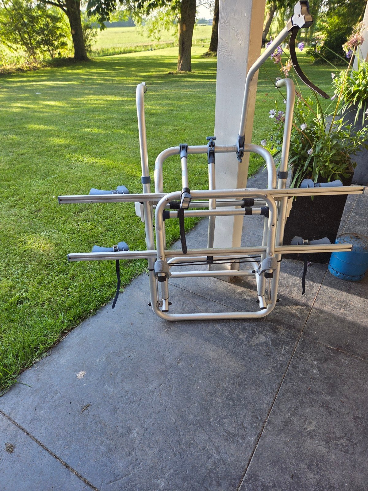 Omnibike fietsendrager met liftfunctie, Caravans en Kamperen, Ophalen, Gebruikt