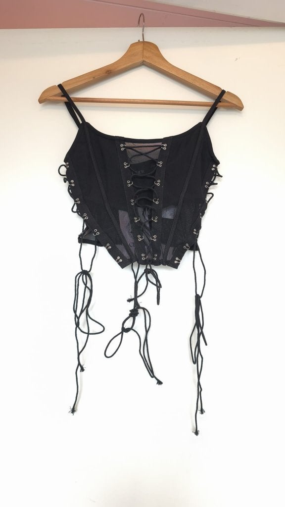Festival topje, Maat 38/40 (M), Zwart, Nieuw, Ophalen of Verzenden