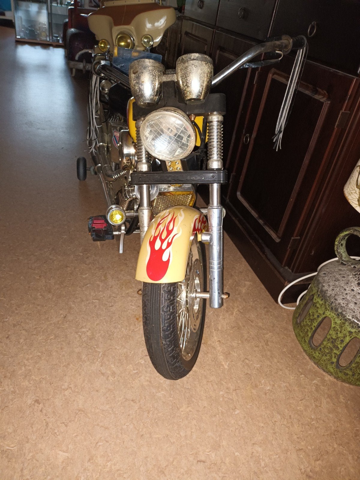 kinder accu motor harley davidson. Chopper.  spain., Kinderen en Baby's, Ophalen