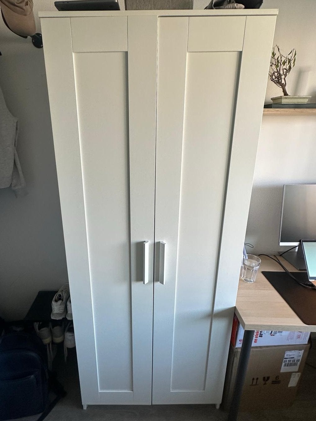 Witte ikea kast, Ophalen, Zo goed als nieuw, 25 tot 50 cm