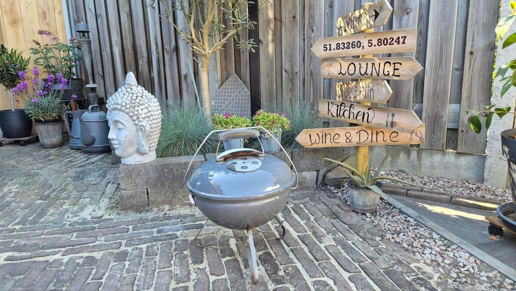 Weber Smokey Joe Houtskoolbarbecue - Grijs, Tuin en Terras, Barbecue-accessoires, Ophalen, Gebruikt, Weber