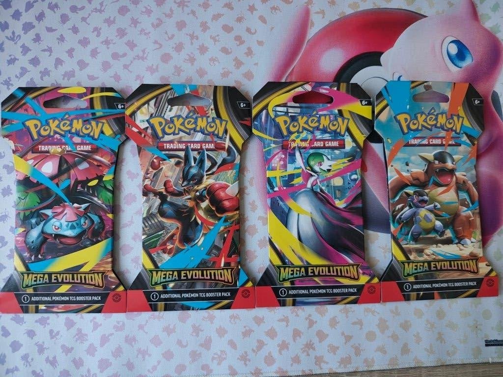 Pokémon Kaarten : Mega Evolution Sleeved Booster Packs, Verzenden, Nieuw, Booster