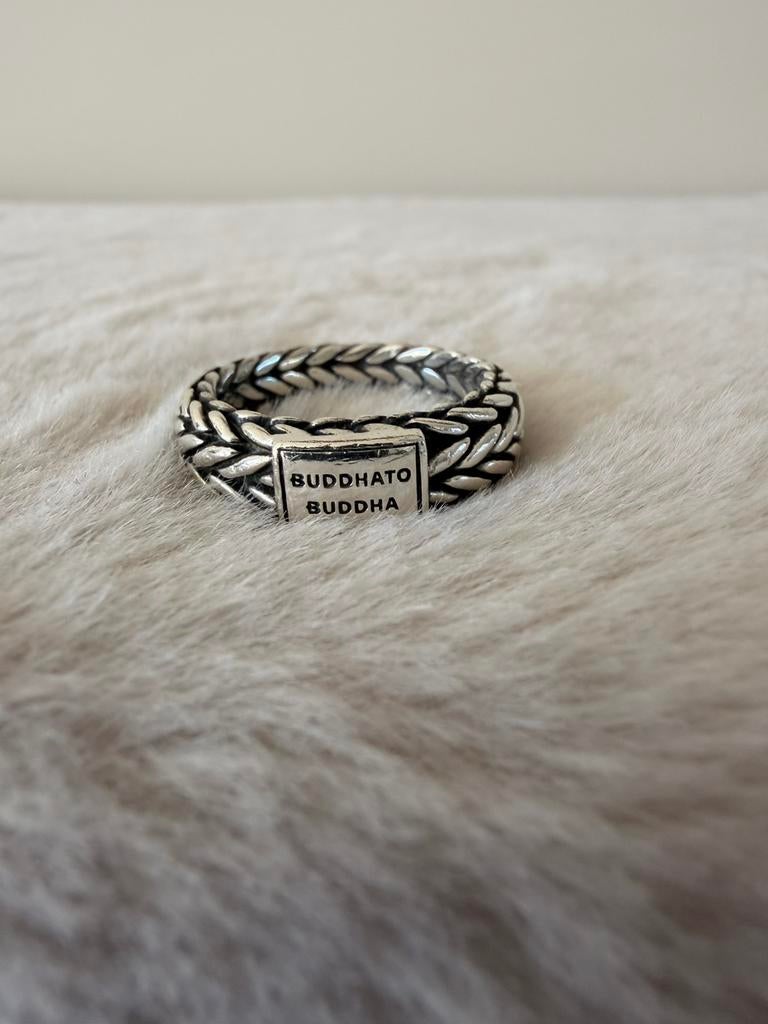 Buddha to buddha ring Ellen, Sieraden, Tassen en Uiterlijk, Ringen, 18 tot 19, Ophalen of Verzenden, Zo goed als nieuw, Dame of Heer