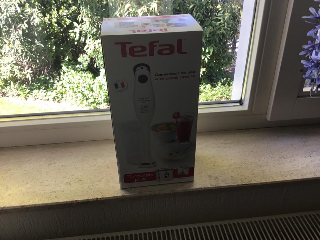 Tefal staafmixer, Overige typen, Ophalen, Zo goed als nieuw, Wit
