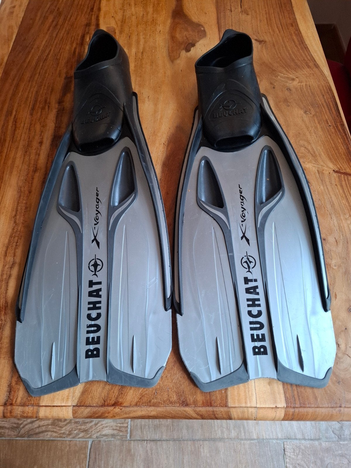 Beuchat zwemflippers / zwemvliezen 42/43, Watersport en Boten, Duiken, Ophalen, Zwem- of Duikvliezen