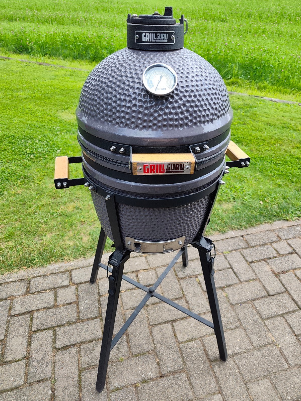 Grill Guru Compact Kamado BBQ met accessoires, Ophalen, Gebruikt, Grill Guru, Met accessoires