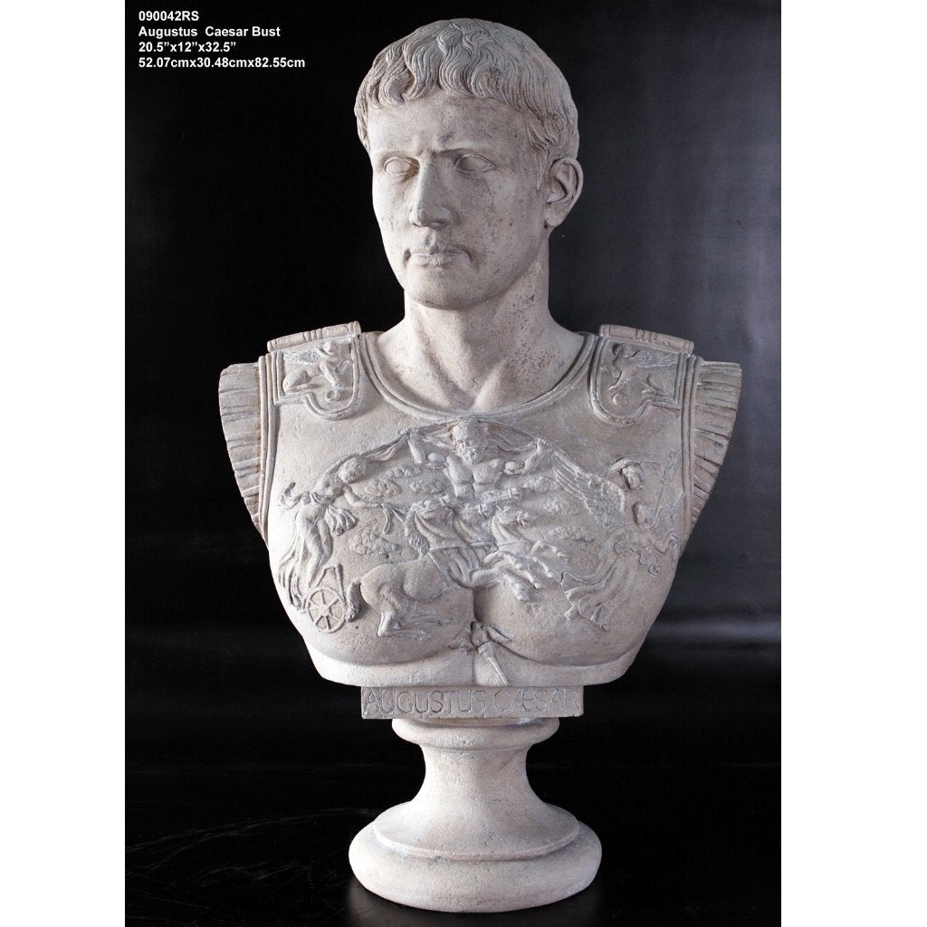 Augustus Caesar Bust 83 cm - buste caesar