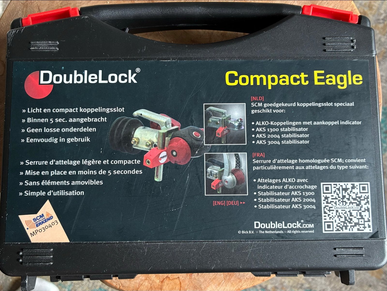 DoubleLock Compact Eagle Koppeling Slot SCM Goedgekeurd, Ophalen, Gebruikt