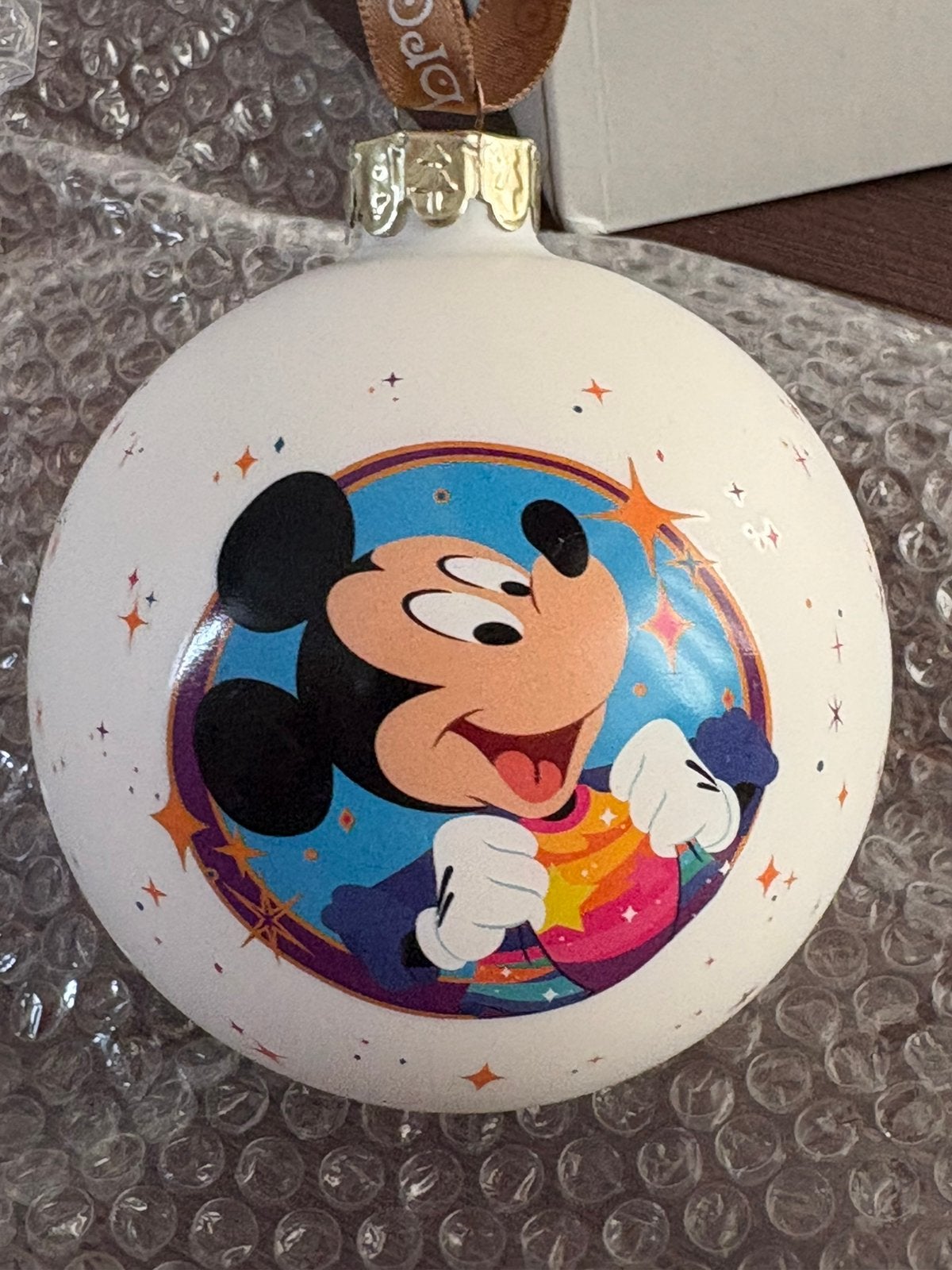 Disney parks anaheim 70 jaar mickey ornament arribas, Ophalen of Verzenden, Mickey Mouse, Zo goed als nieuw, Beeldje of Figuurtje