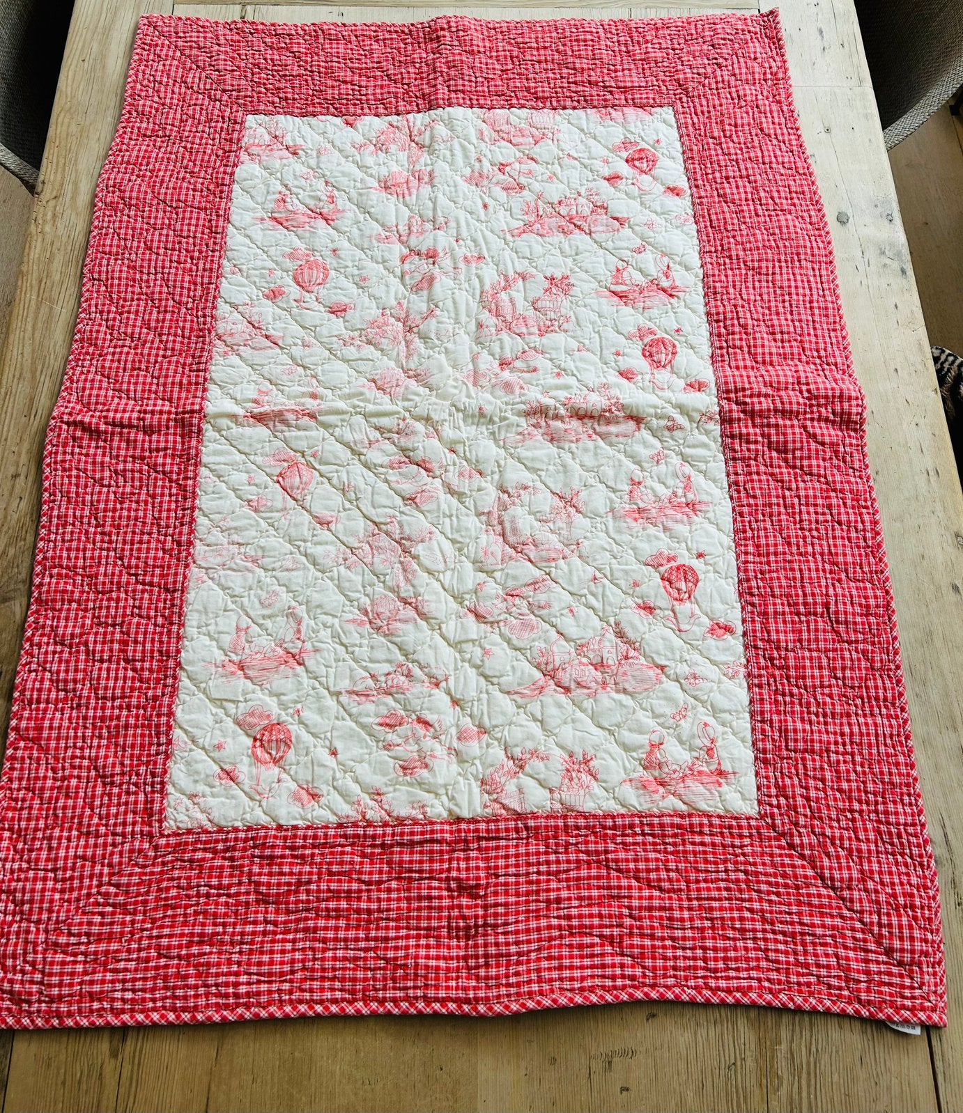 Room Seven gewatteerd baby dekentje / kleed 80 x 120 cm, Ophalen of Verzenden, Zo goed als nieuw, Overige typen