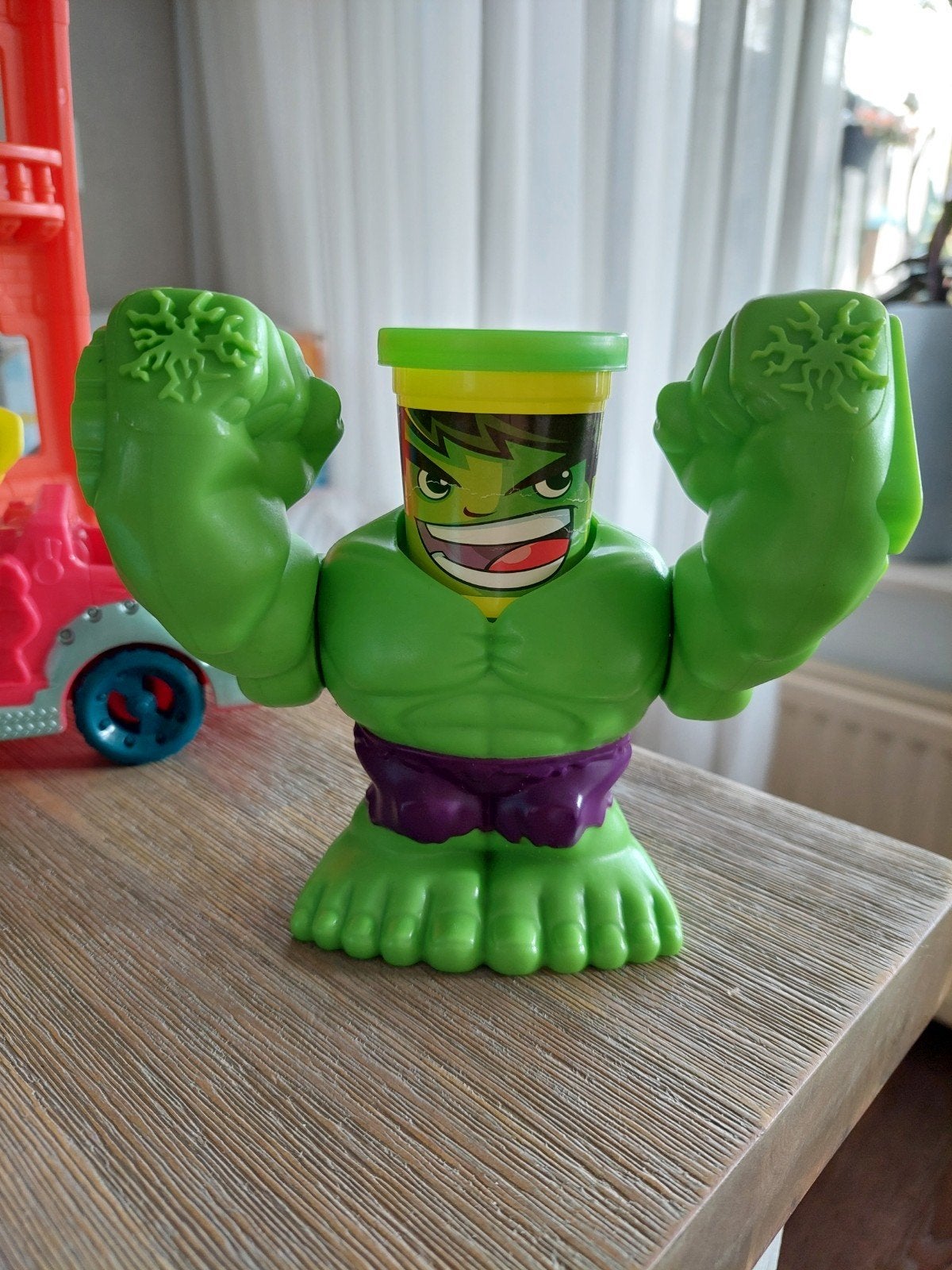 Play Doh Marvel The De Hulk speel set setje, Verzenden, Zo goed als nieuw, Knutselen