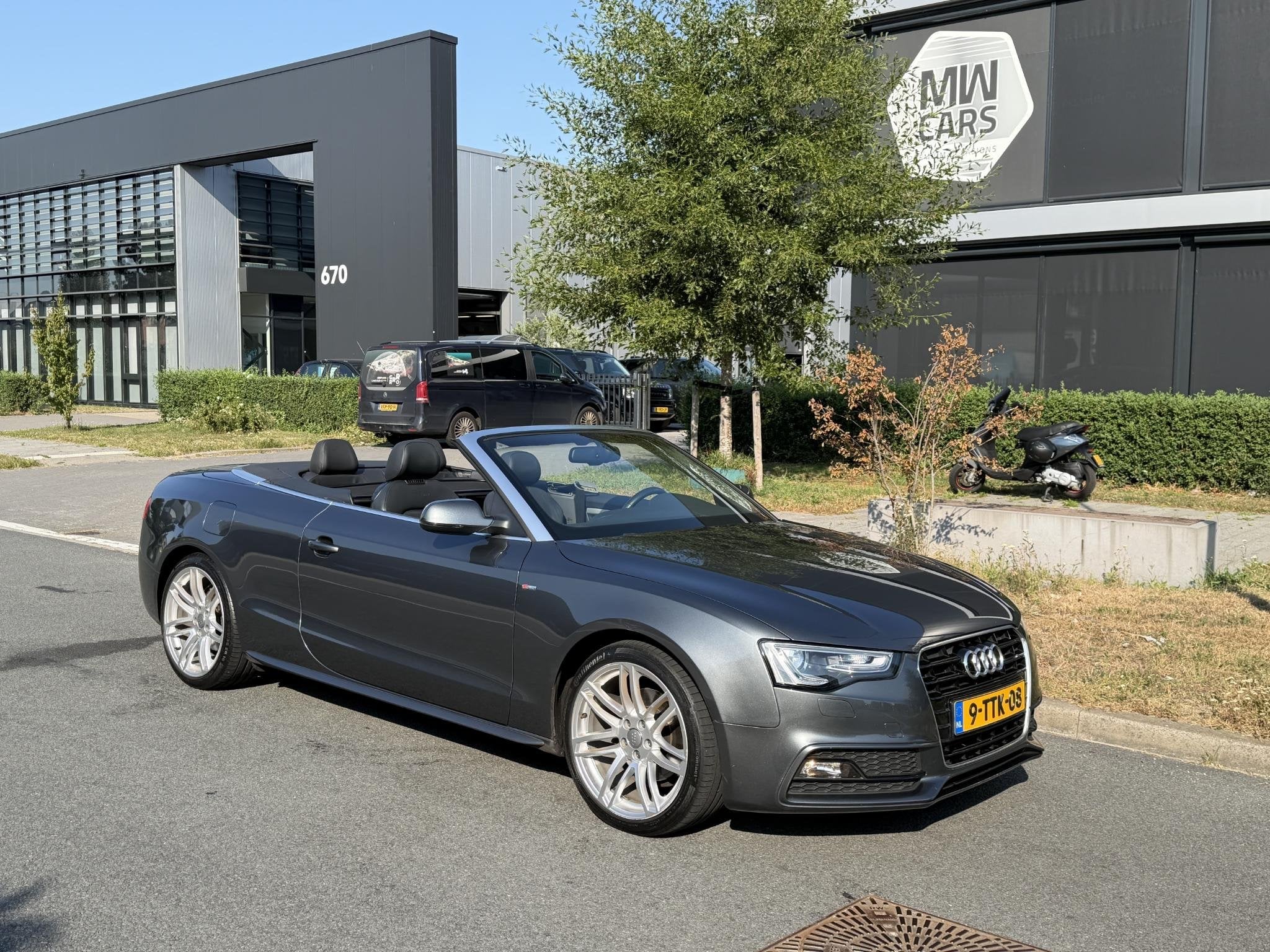 Audi A5 Cabrio 1.8 TFSI S Line Dealer onderhouden, Auto's, Audi, Gebruikt, 4 cilinders, Cabriolet, 4 stoelen