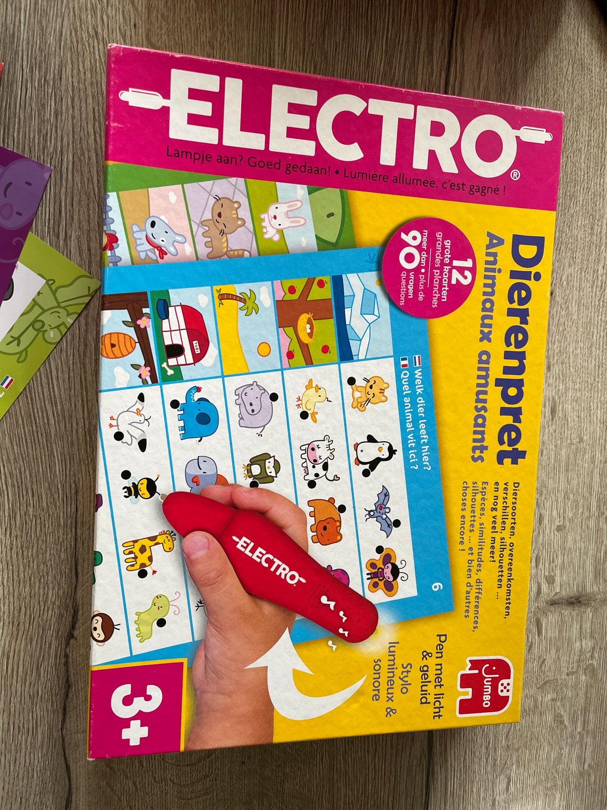 Jumbo Electro Dierenpret - Compleet educatief spel, Ophalen, Zo goed als nieuw, Ontdekken, Met licht