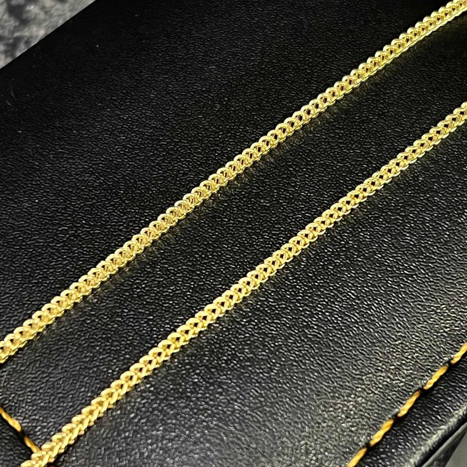 14k gouden ketting vossenstaart schakel, Ophalen of Verzenden, Zo goed als nieuw, Goud