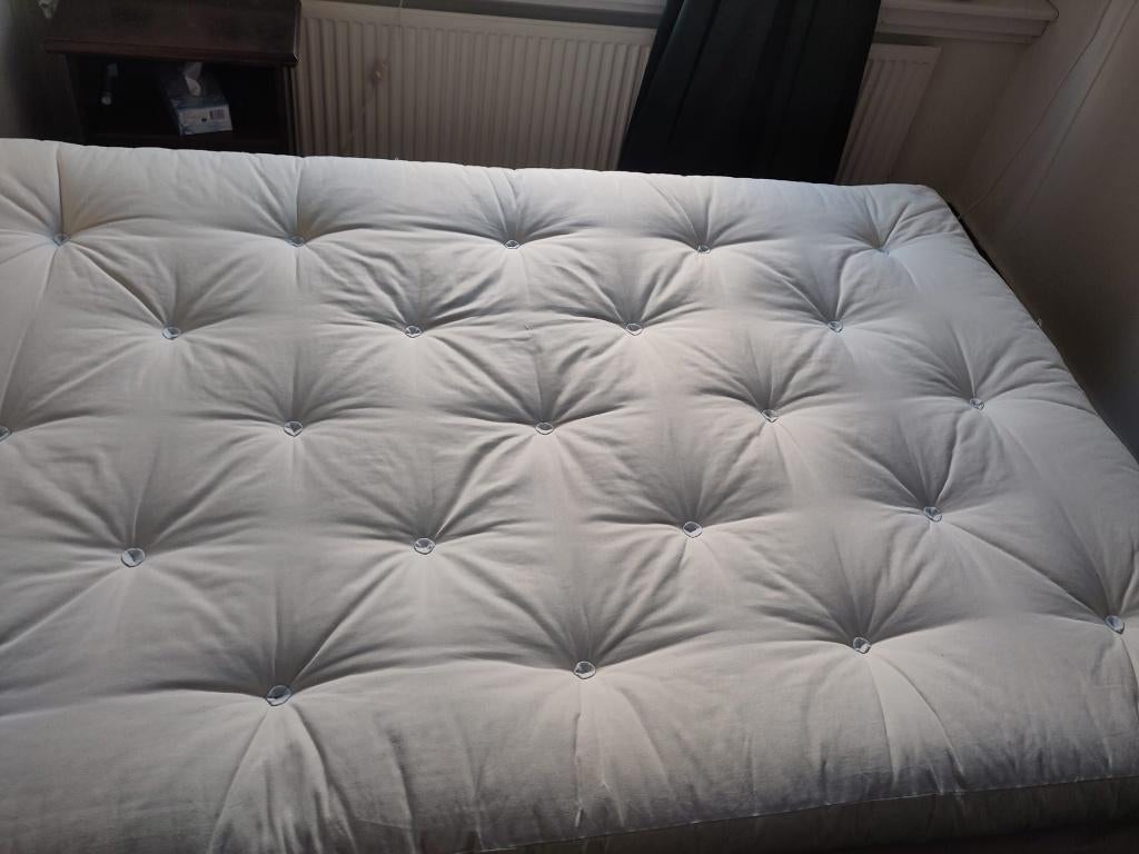 Futonmatras 140x200 - zo goed als nieuw!, Ophalen, 140 cm, Zo goed als nieuw, Twijfelaar