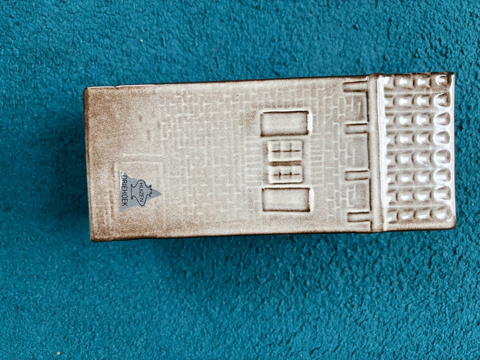 Potterie De Driehoek Huizen 'Amsterdam' vaas, Ophalen of Verzenden