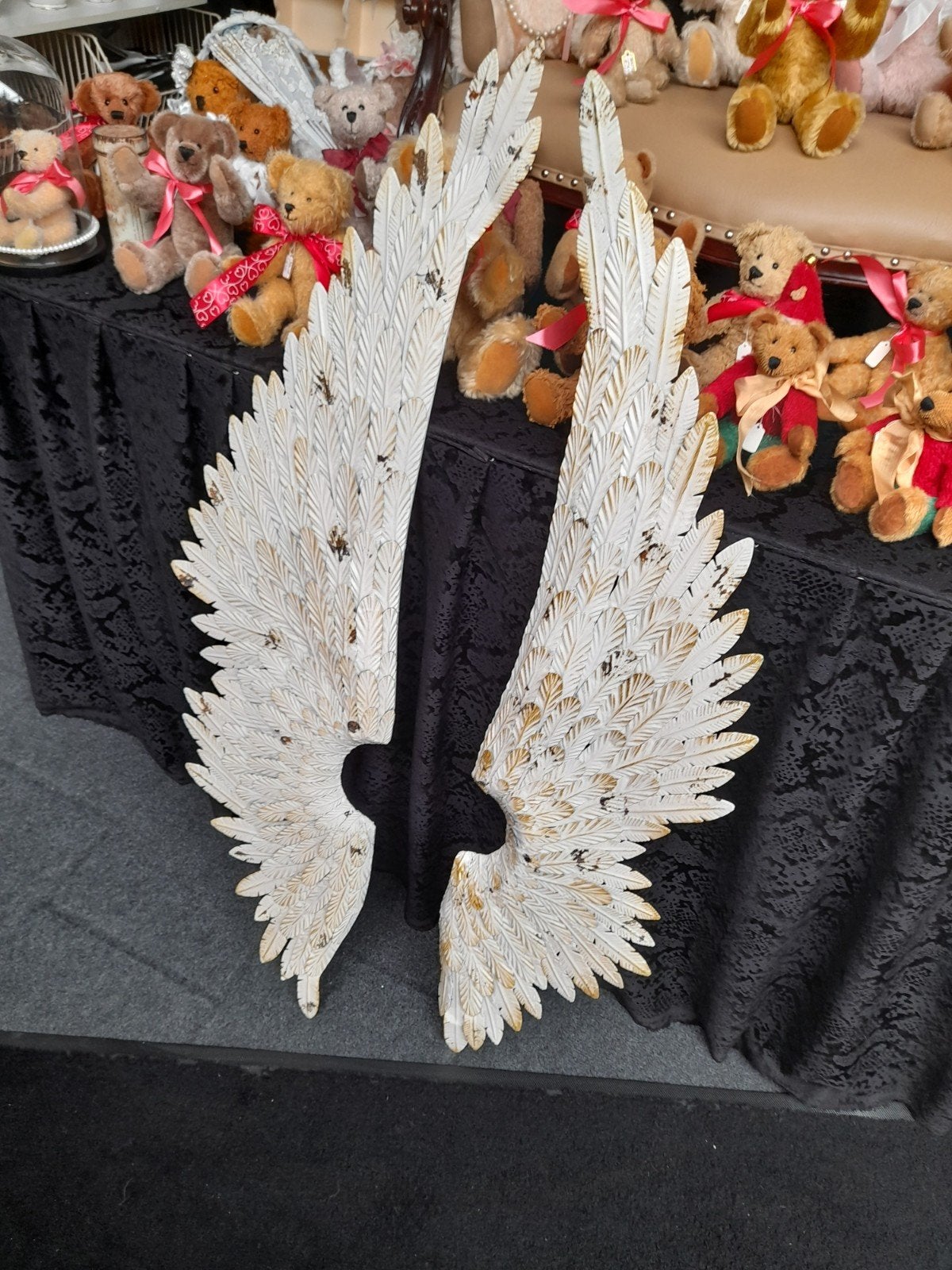 Set blikken engelen vleugels, Antiek en Kunst, Curiosa en Brocante, Ophalen of Verzenden