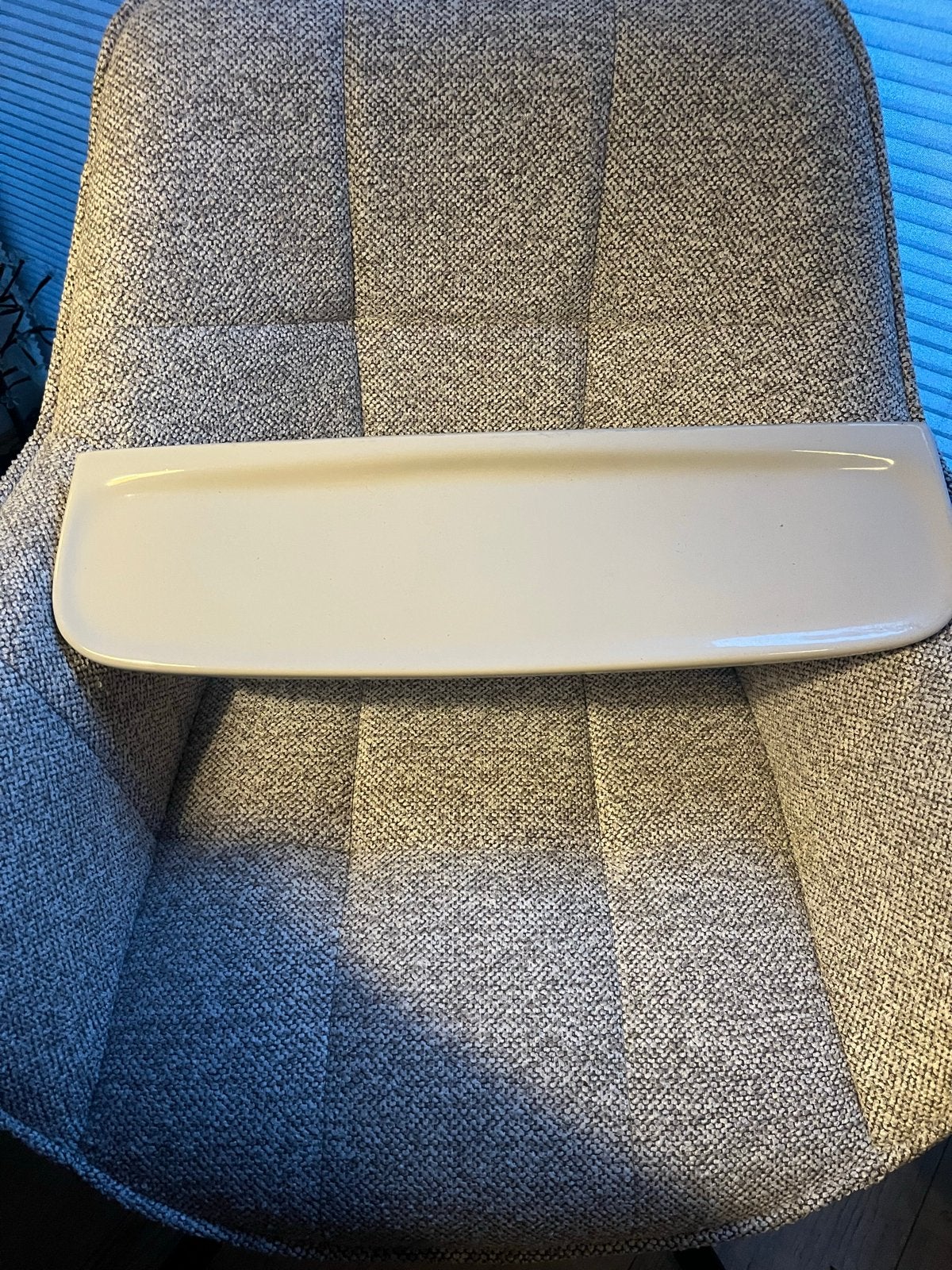 Witte planchet voor badkamer of toilet, Ophalen of Verzenden, Zo goed als nieuw