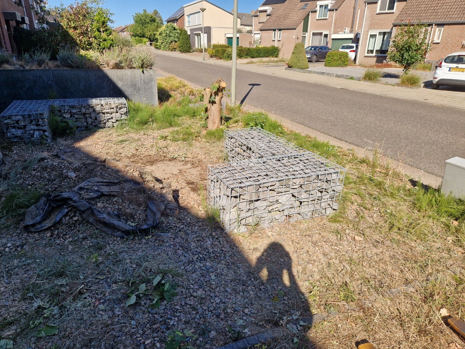 schanskorven, grindkorven, Ophalen, Gebruikt