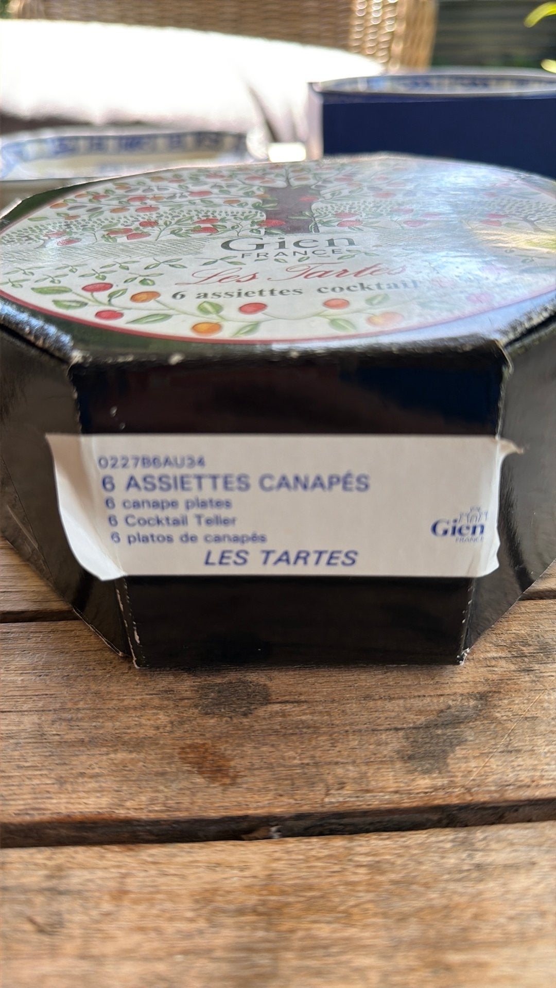 Gien LES TARTES, Ophalen of Verzenden, Zo goed als nieuw, Bord(en), Overige stijlen