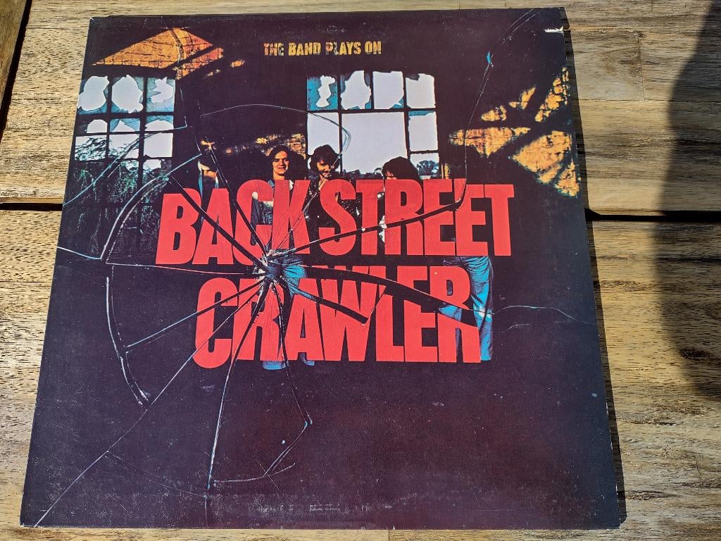 LP - Back Street Crawler - The band plays on, Ophalen of Verzenden, Zo goed als nieuw, 12 inch, Poprock