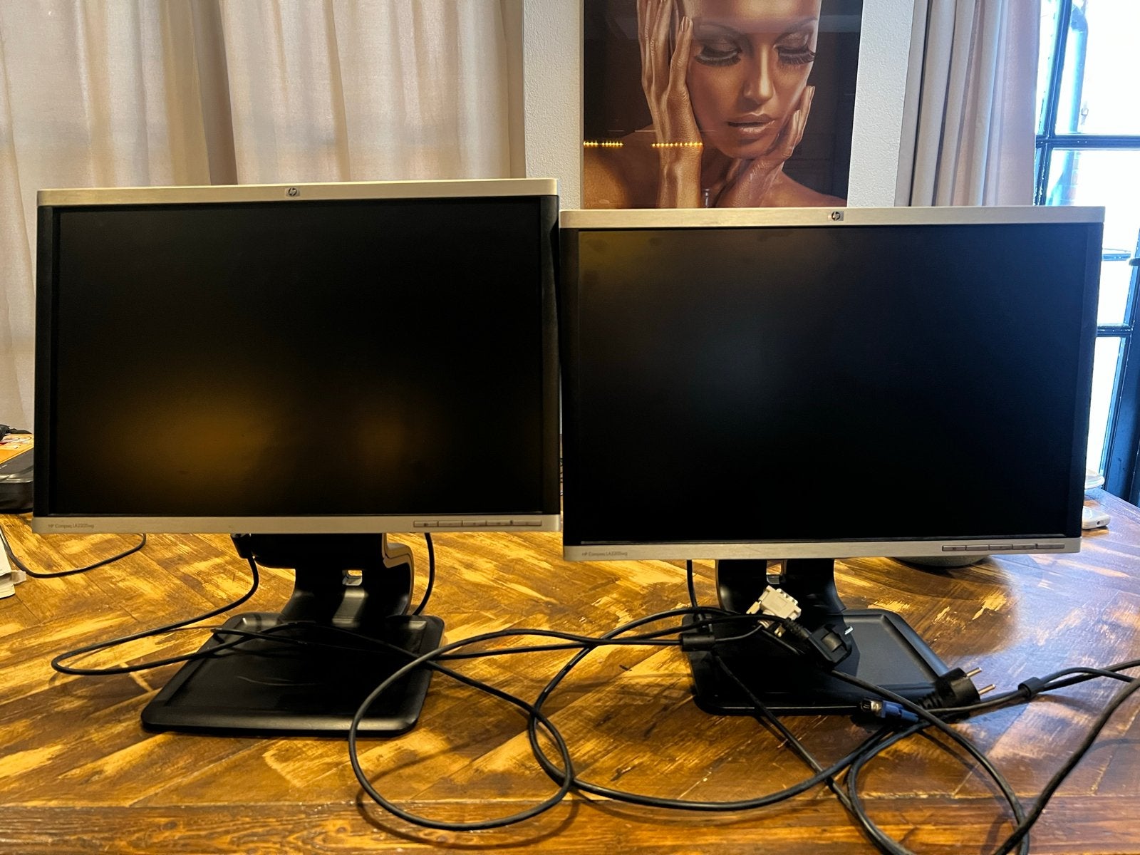 HP Compaq LA2205wg Monitor - 22 inch Full HD, Computers en Software, Monitoren, Gebruikt, In hoogte verstelbaar, Full HD, Ophalen of Verzenden