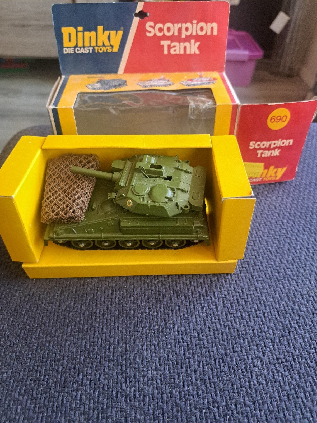 dinky toys meccano england model Scorpion tank, Ophalen of Verzenden