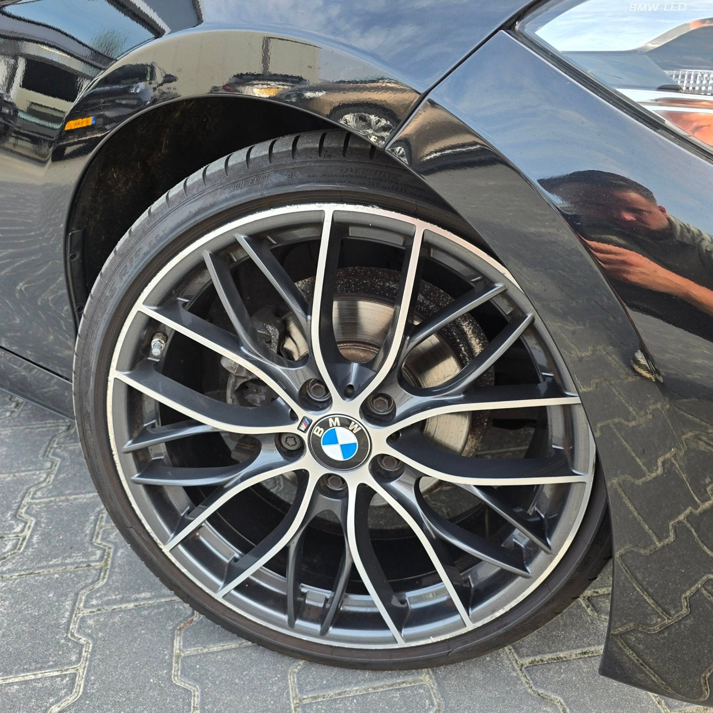 BMW 1-serie 118i M Sport Edition| LEDER | STOELVERWARMING |, Automatische klimaatregeling, Gebruikt, Zwart, Bedrijf