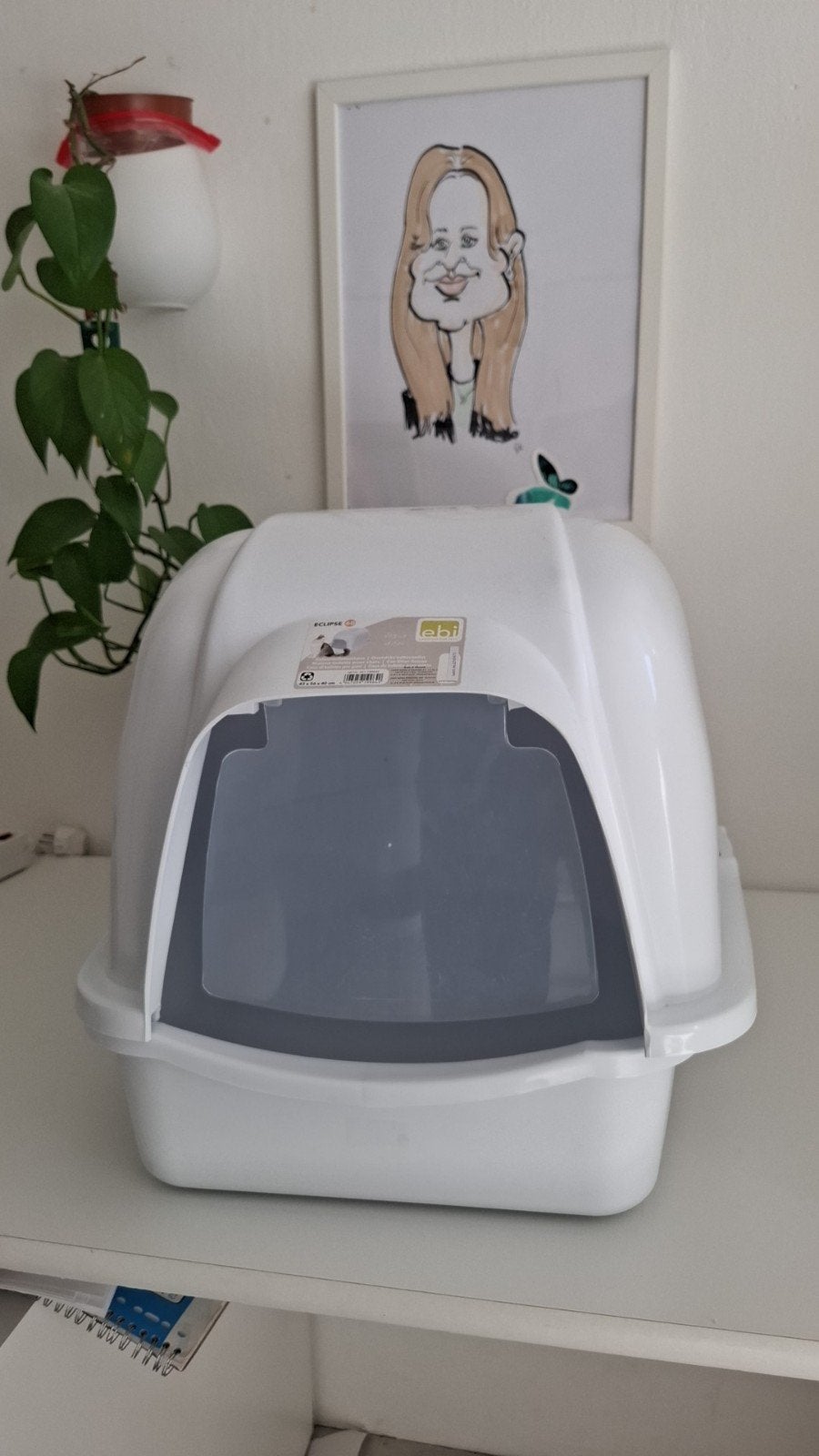 kattenbak wit eclipse 60 ebi alpine edition, Dieren en Toebehoren, Ophalen, Zo goed als nieuw