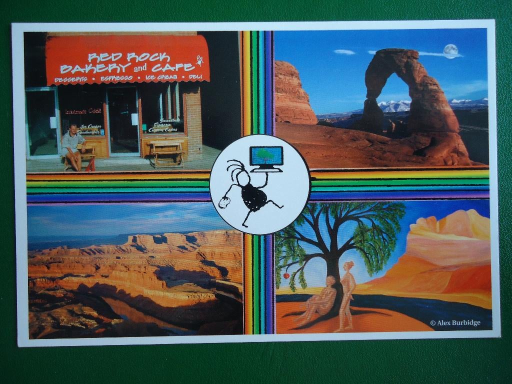 (340) Kaart: UTAH / Moab, Ophalen of Verzenden, 1980 tot heden, Ongelopen, Buiten Europa