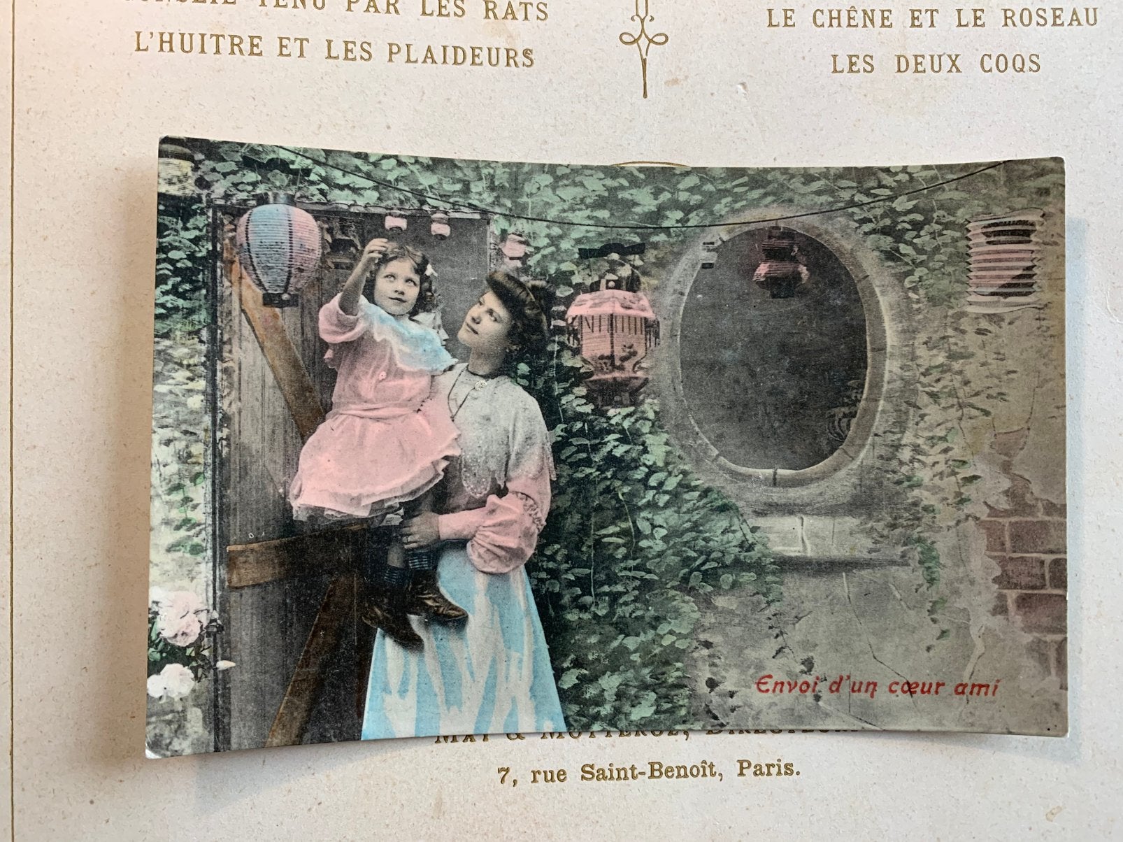 1904 Moeder en dochter met lampionnetjes (HH), Ophalen of Verzenden, Voor 1920, Gelopen, Kinderen