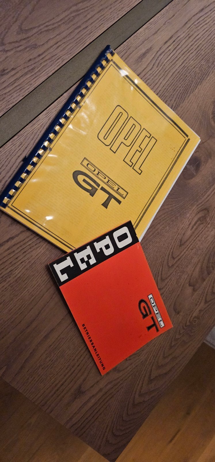 opel GT handboeken, Ophalen