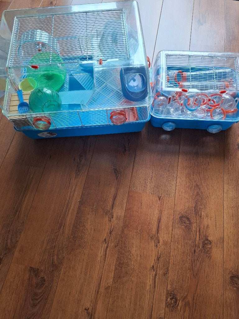 Hamsterkooi groot en klein, Kooi, Gebruikt, Minder dan 75 cm, Muis