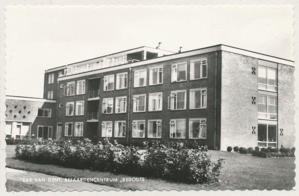 Sas van Gent - Bejaardencentrum Redoute 1971, Ophalen of Verzenden, 1960 tot 1980, Ongelopen, Zeeland