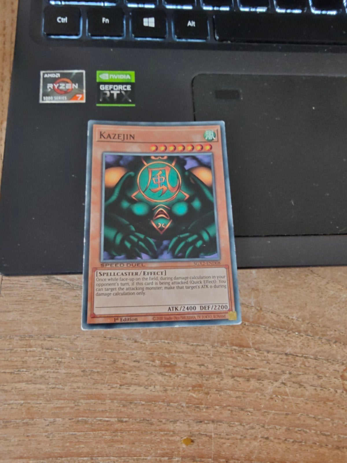 Yu-Gi-Oh! Kaart: Kazajin - 1st Edition Speed Duel, Hobby en Vrije tijd, Verzamelkaartspellen | Yu-gi-Oh!, Ophalen of Verzenden