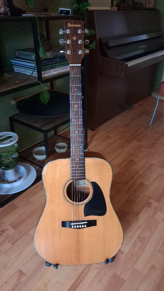 Vintage Ibanez Artwood AW-10 (FujiGen, Japan – 1983), Ophalen, Western- of Steelstringgitaar