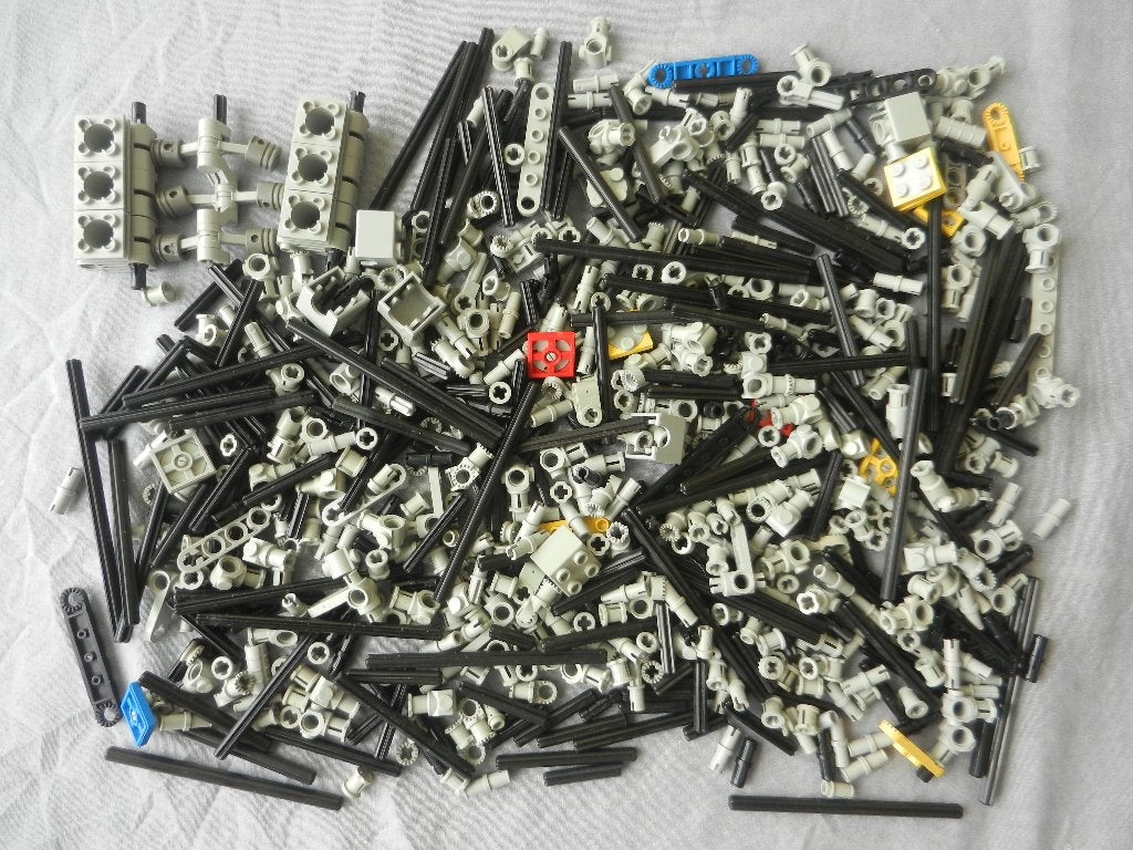 Grote partij Lego Technic kleine onderdelen, Ophalen of Verzenden, Gebruikt