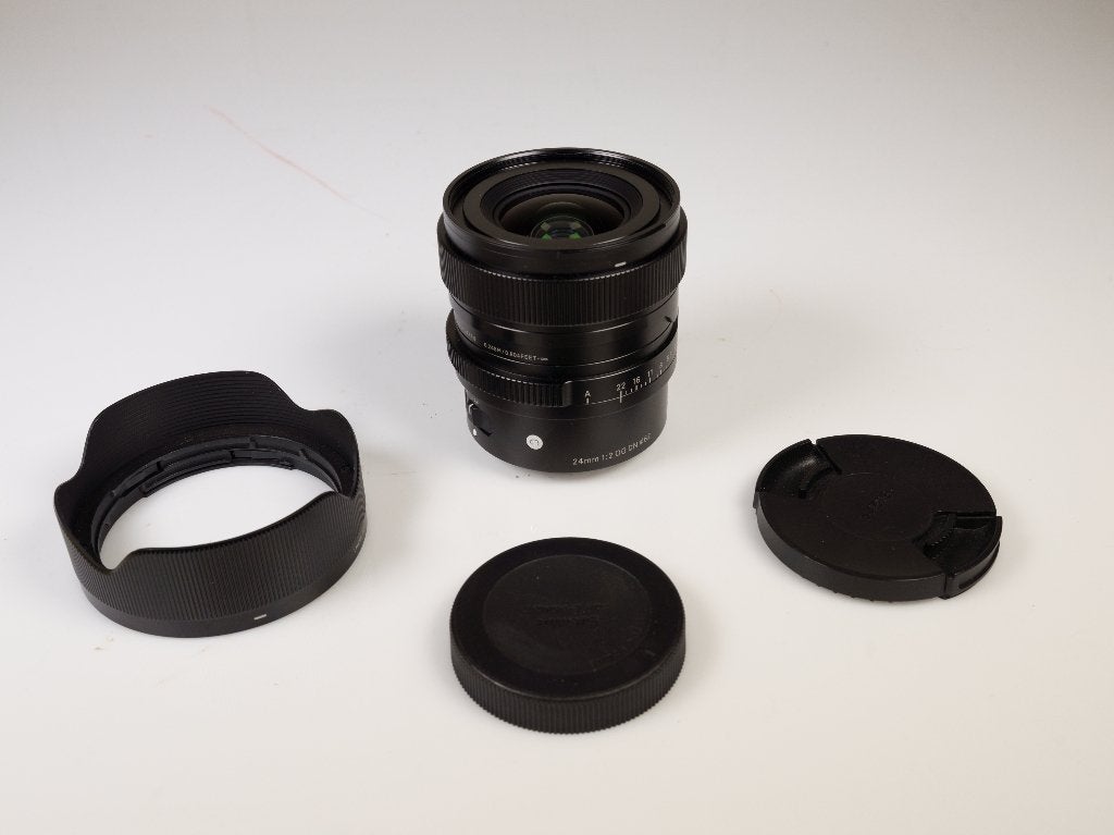 Sigma 24mm F/2 DG DN Contemporary voor Sony FE - opgelet!, Sigma, Autofocus, Zo goed als nieuw, 24 mm