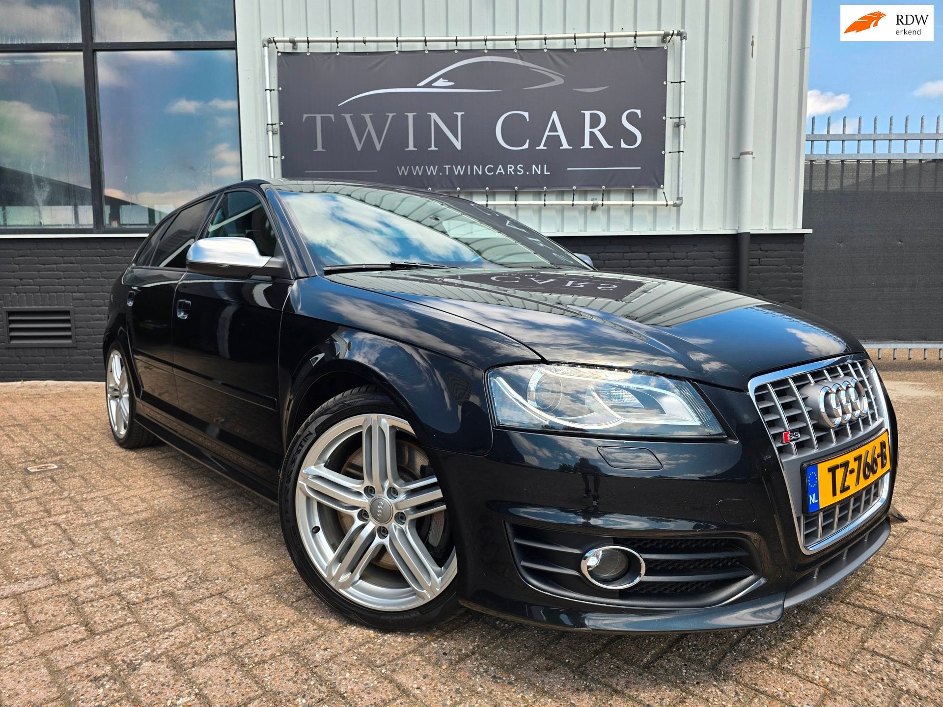 Audi S3 Sportback 2.0 TFSI Quattro Bose Leder Aut., Auto's, Automaat, Gebruikt, Zwart, 4 cilinders