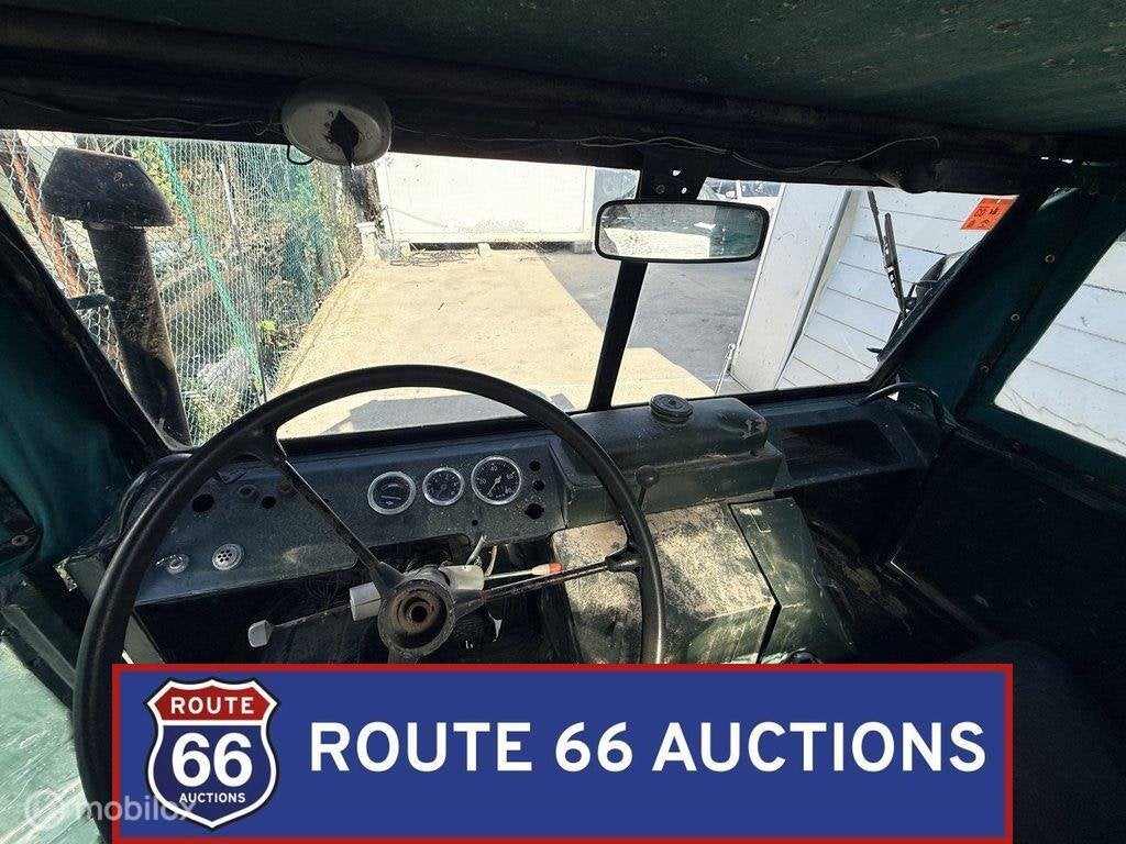 Mercedes-Benz Unimog 411 | 1962 | Route 66 Auctions, Auto's, Overige carrosserieën, Zwart, Mercedes-Benz, Bedrijf