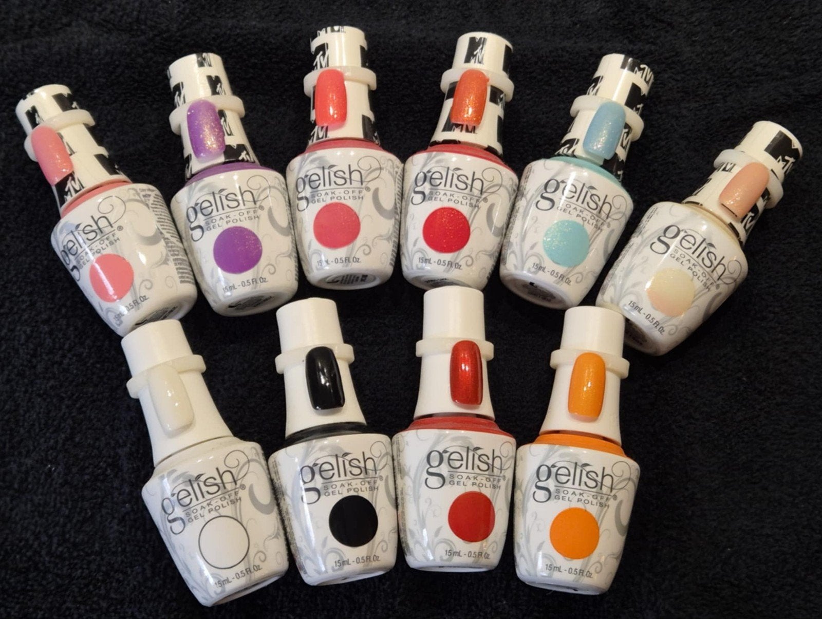 10 potjes Gelish soak off gel polish 15ml
Enkel gebruikt voo, Ophalen of Verzenden, Nieuw, Overige kleuren, Handen en Nagels