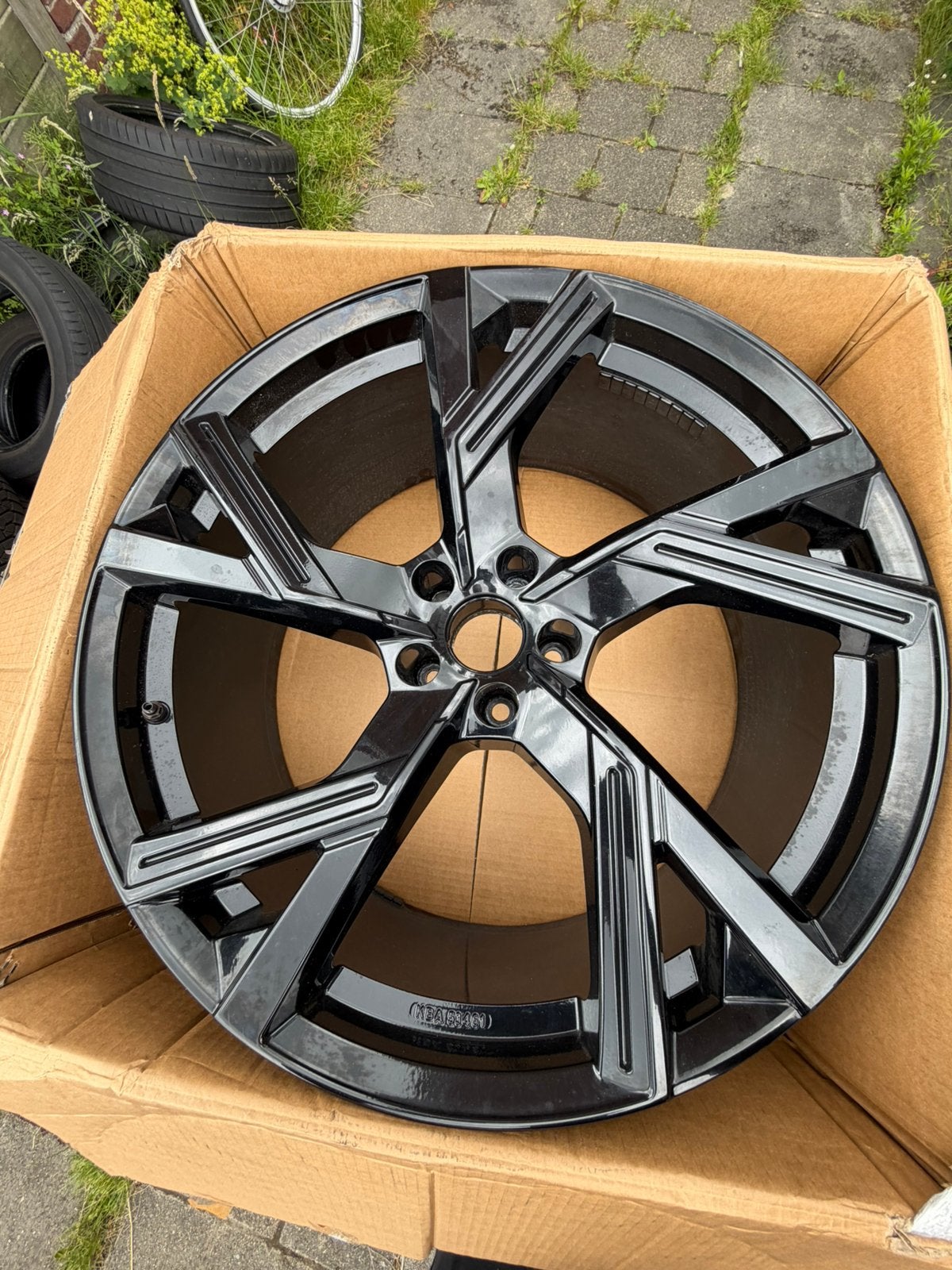 Audi rs6 C8 22 inch velgen set origineel, Ophalen, Velg(en), 285 mm, Overige maten