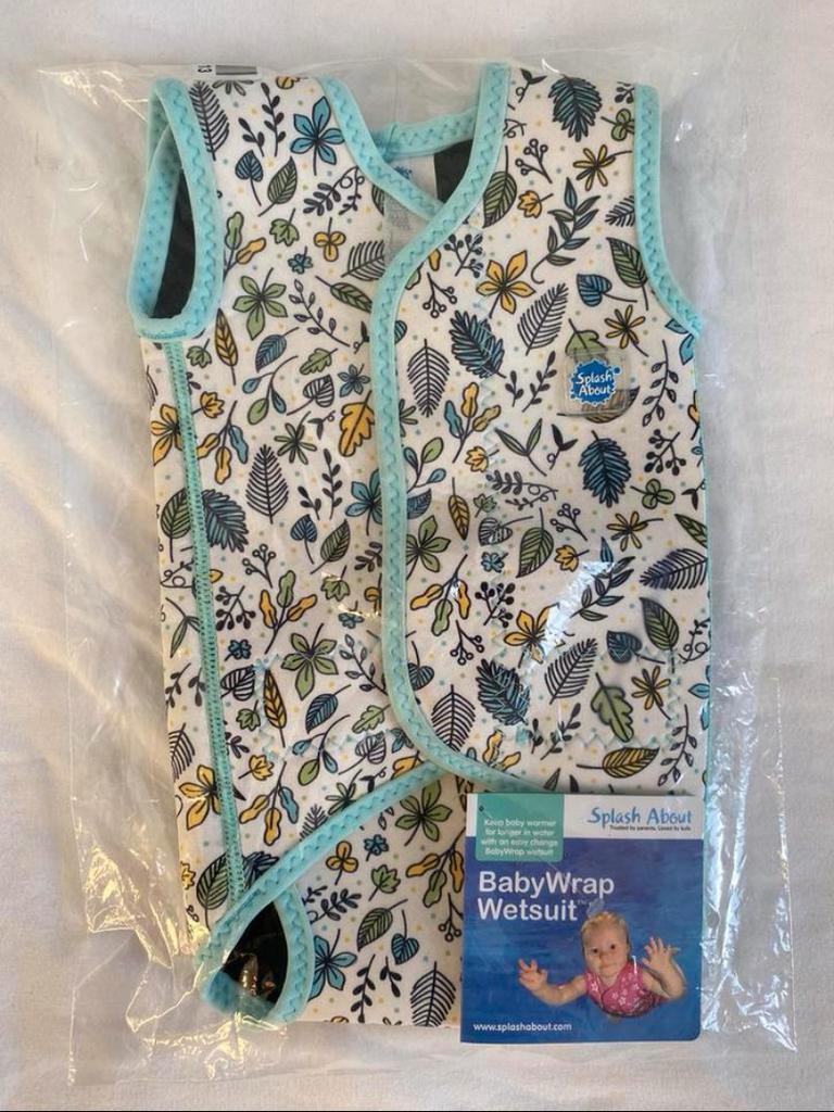 Splash About BabyWrap Wetsuit 0-6 maanden, Kinderen en Baby's, Jongetje of Meisje, Overige maten, Ophalen of Verzenden, Zo goed als nieuw