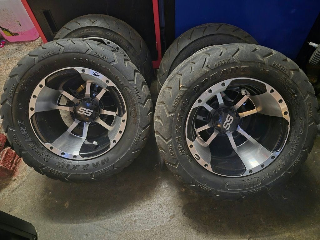 jantes raptor 350 600 660 700cc pneus route, Motoren, Ophalen of Verzenden