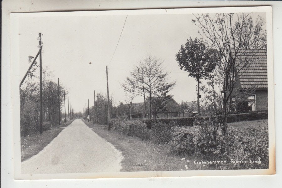 Kortehemmen - Drachten, Boerenstreek, Ophalen of Verzenden, 1940 tot 1960, Ongelopen, Friesland