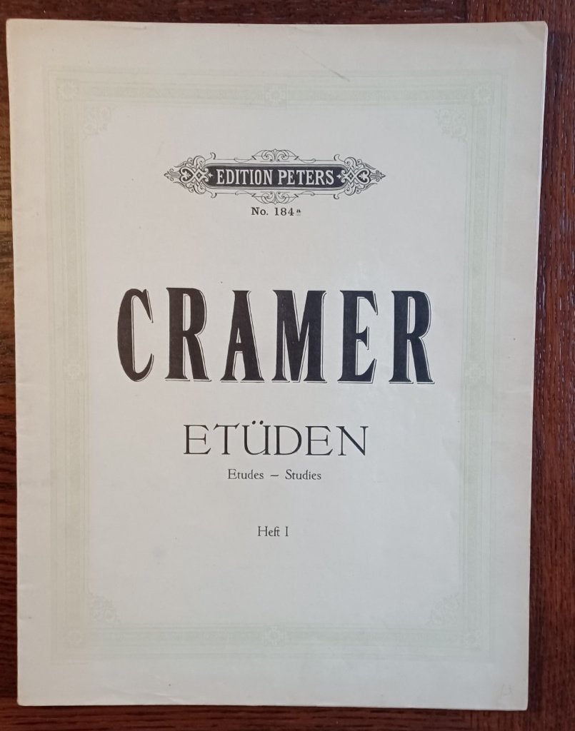 J.B. Cramer - Etüden, Muziek en Instrumenten, Klassiek, Overige soorten, Ophalen of Verzenden, Zo goed als nieuw