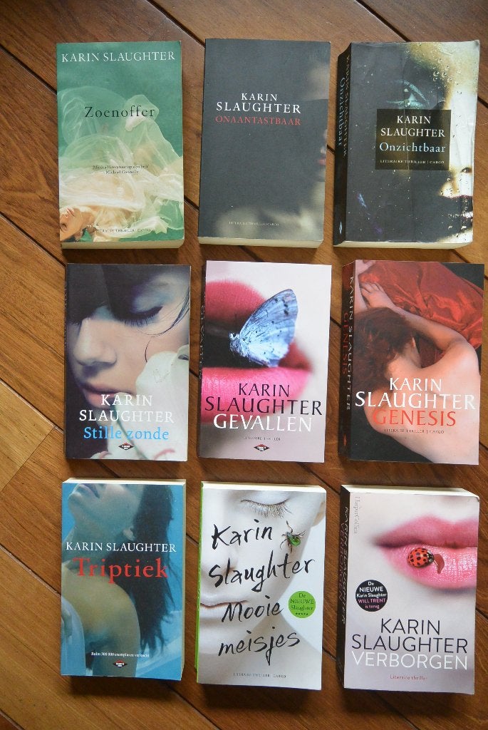 9x Karin Slaughter - Thriller, Ophalen of Verzenden, Gelezen, Karin Slaughter, Amerika